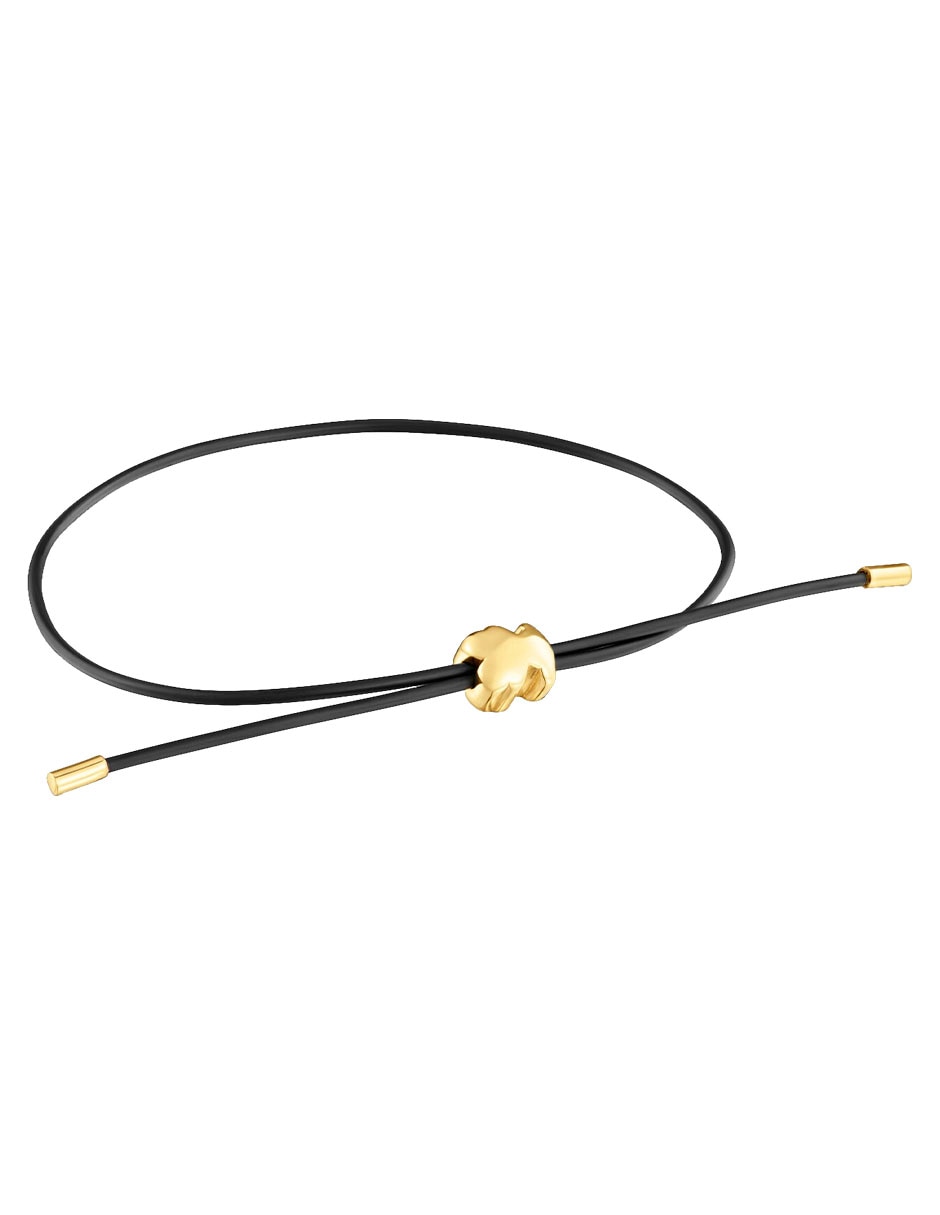 Pulsera Tous de oro amarillo 14 K Bold Motif acabado brillante
